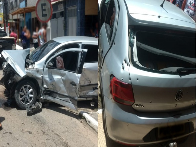 Após tiroteio, acidente de carro deixa feridos em Bonança
