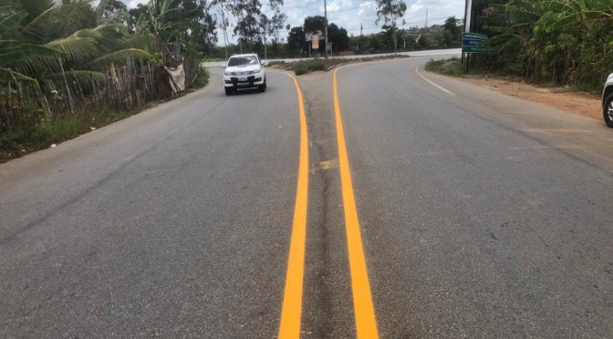 Rodovia PE-96, na Mata Sul, recebe ações do Programa Caminhos de PE