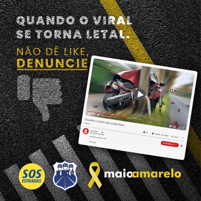 Campanha inédita estimula denúncias aos crimes de trânsito