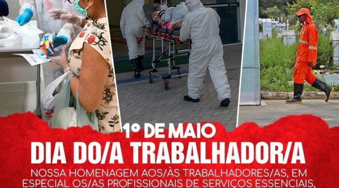 SINTEPE presta homenagem aos trabalhadores/as dos serviços essenciais à população