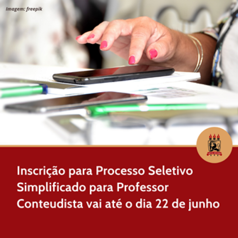 EaD UFPE abre 39 vagas para professor conteudista