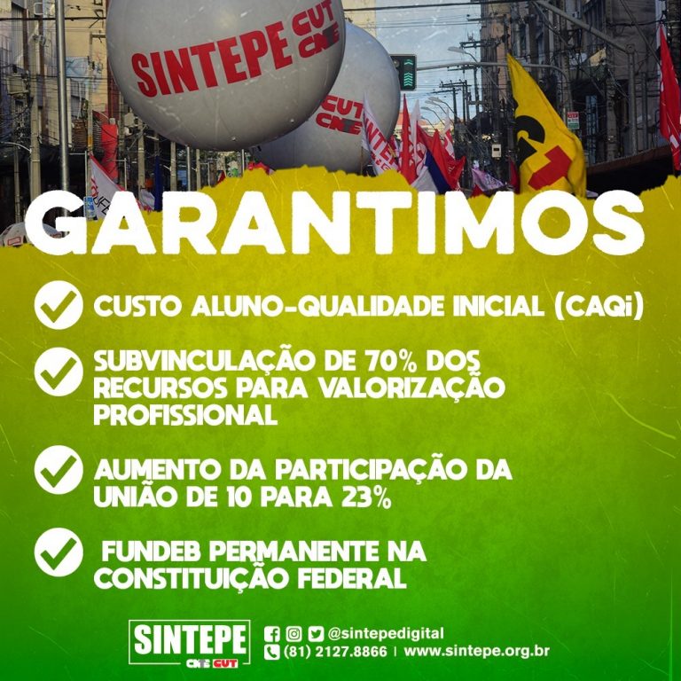 SINTEPE: e o Novo FUNDEB