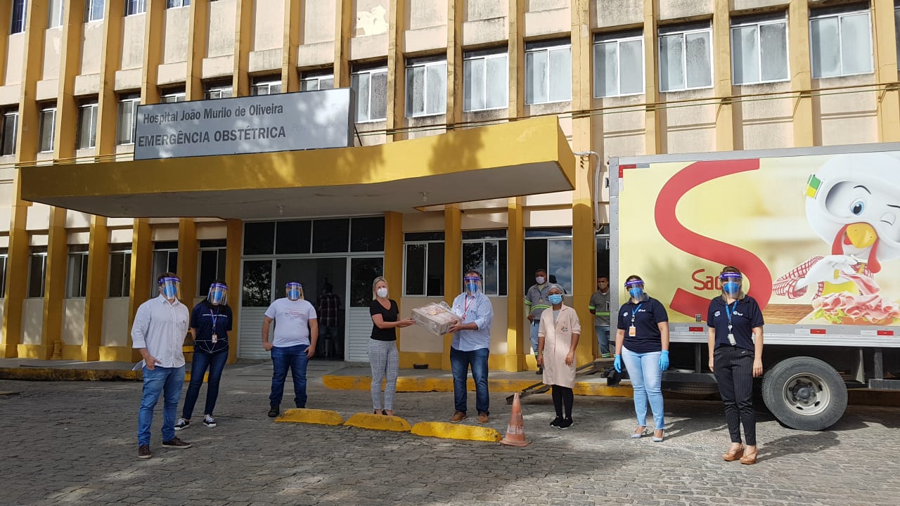Hospital João Murilo de Oliveira recebe doação da BR Foods