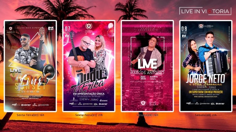 Live in Victória promete agitar com 04 shows neste final de semana