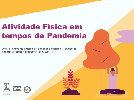 UFPE Vitória produz materiais informativos sobre atividade física e Covid-19