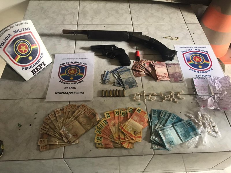 Na Mata Sul: Operação prende sete pessoas e apreende drogas, armas e dinheiro