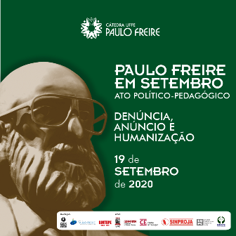 Evento “Paulo Freire em Setembro” será realizado no dia 19
