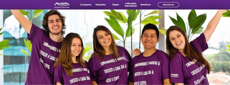 Mondelez abre inscrições para programa de estágio
