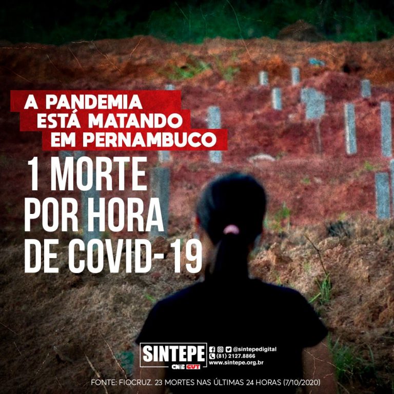 Atividades presenciais continuam suspensas, diz Sintepe