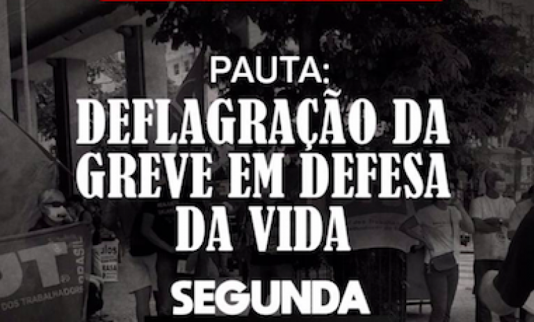 SINTEPE: Em defesa da vida