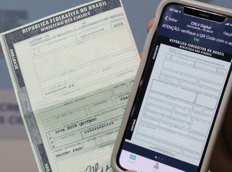DETRAN-PE implanta novas regras para emissão do CRLV e CRV em 2021