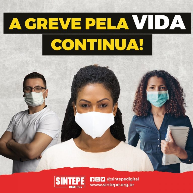 Assembleia do Sintepe decide manter greve