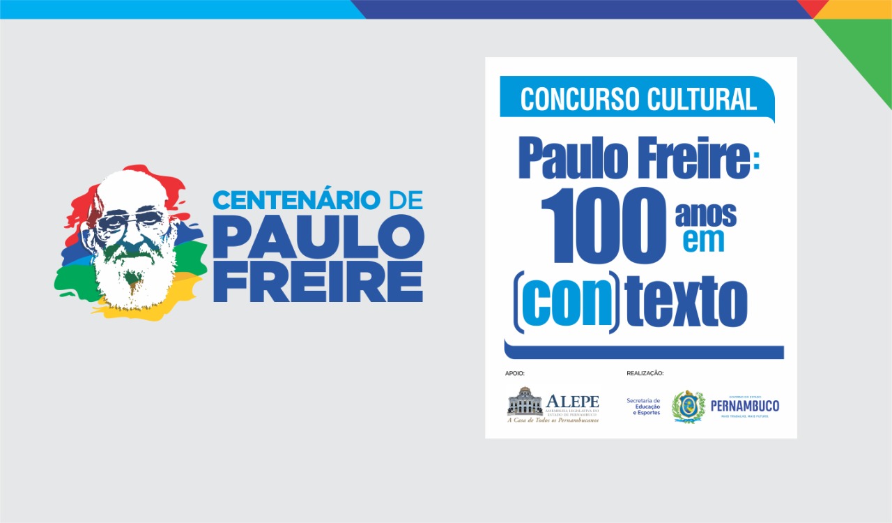 Educação de PE anuncia concurso Paulo Freire: 100 anos de (con)texto