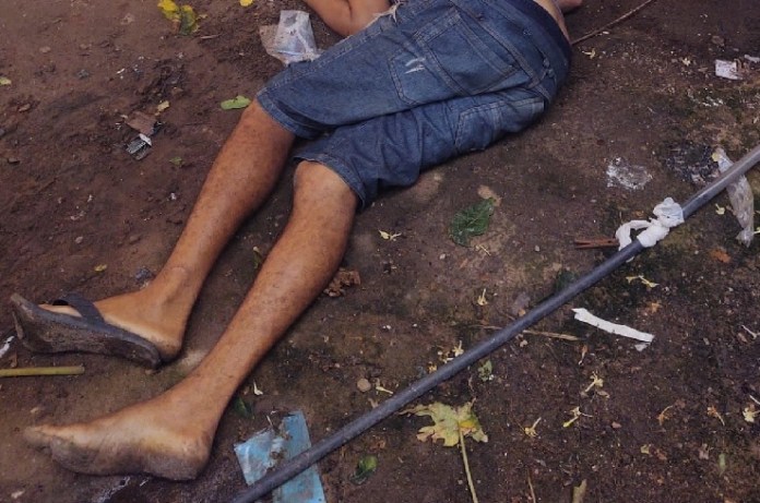 Dependente químico executado a tiros em Glória do Goitá