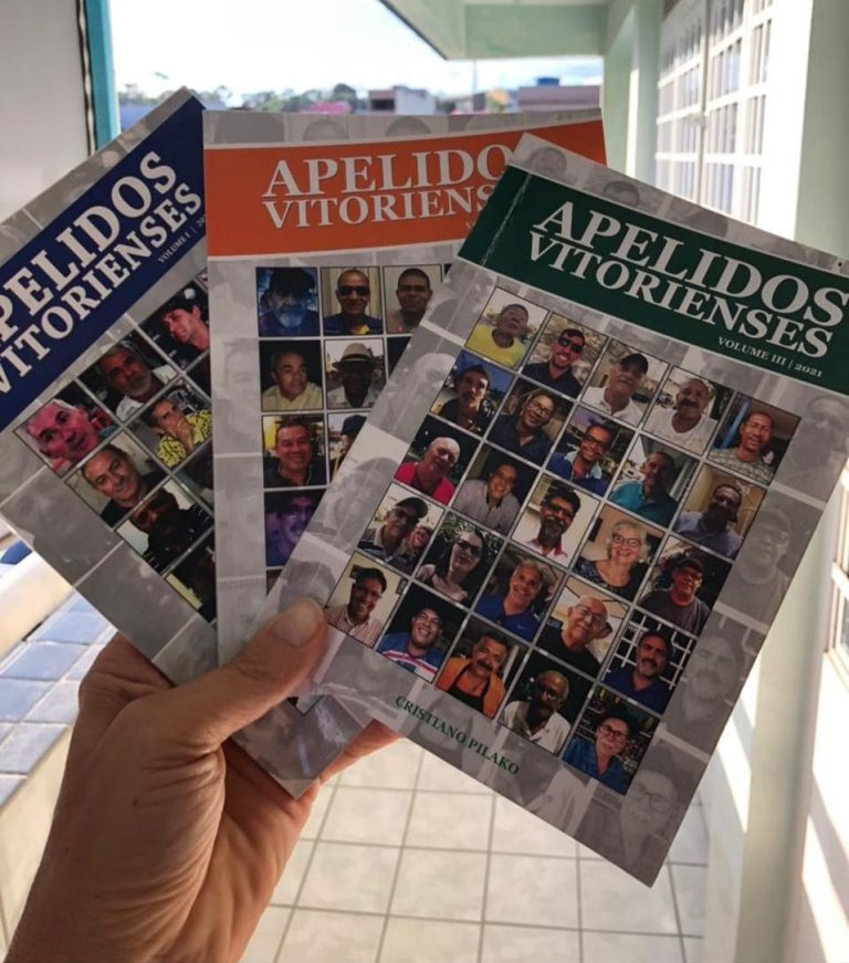 Terceiro livro “Apelidos Vitorienses” será lançado nesta sexta (17.9)