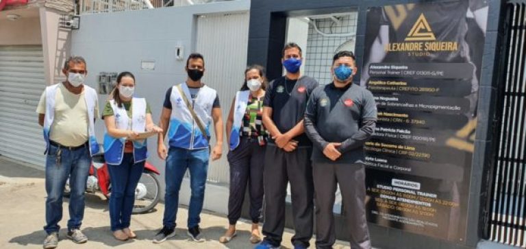 CREF12/PE interdita três academias irregulares em Vitória de Santo Antão