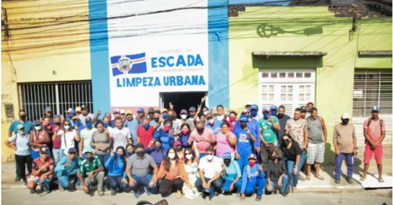 Núcleo de limpeza urbana em Escada é revitalizado