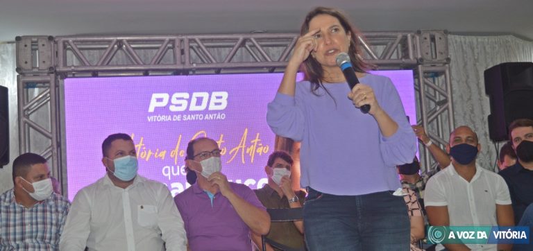 “Essas pessoas do PSB são hábeis em fazer promessas!”, diz Raquel Lyra em Vitória de Santo Antão