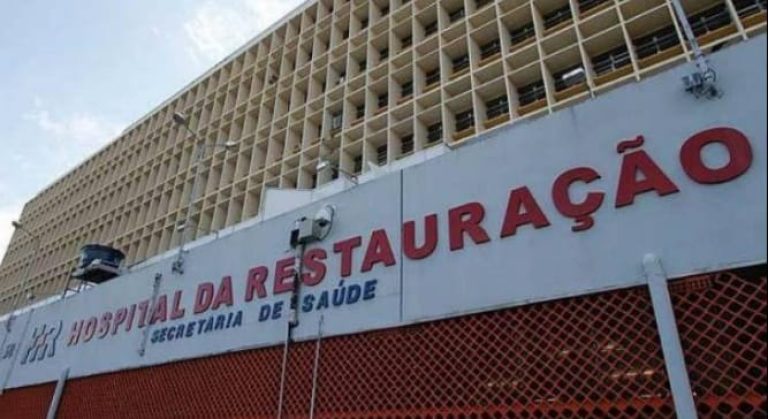 Homem baleado em Vitória se encontra no Hospital da Restauração