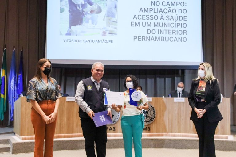 Programa da Secretaria de Saúde e Bem-Estar da Vitória fica em primeiro lugar em premiação da OPAS/OMS