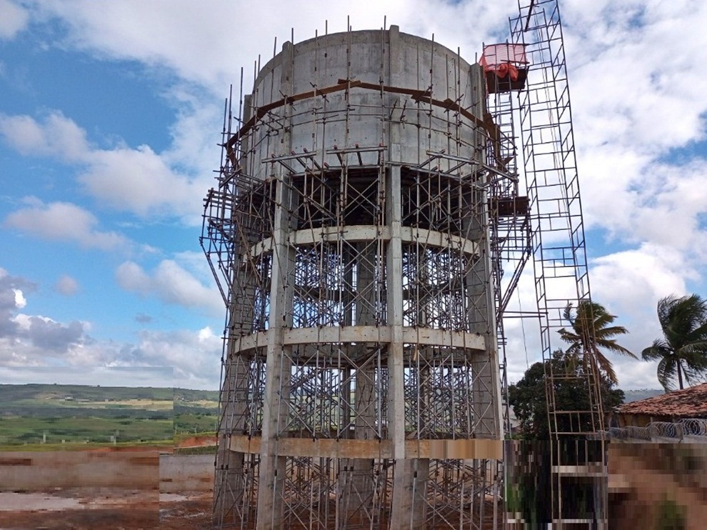 Construção de um reservatório elevado vai ajudar no abastecimento em bairros de Pombos e de Vitória de Santo Antão