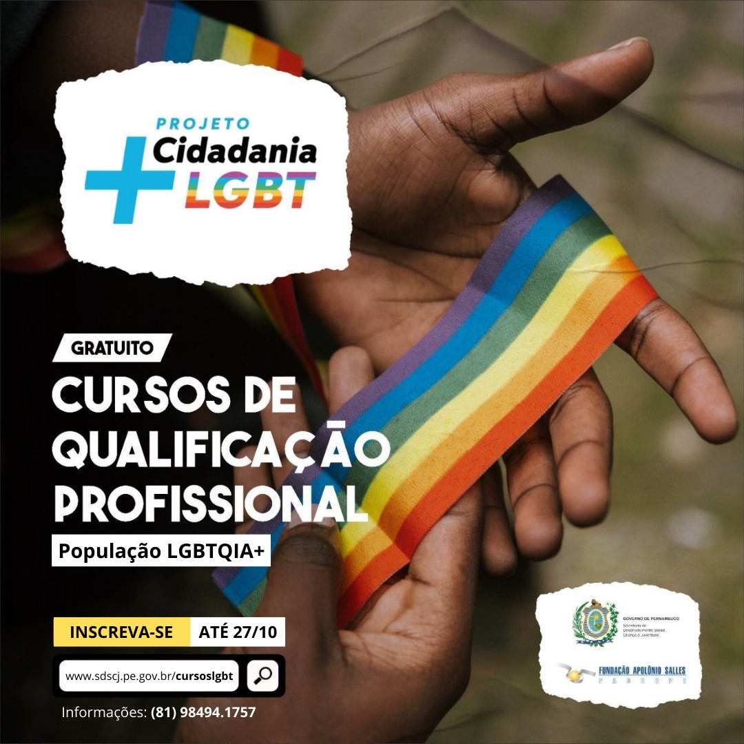 Vitória e 9 cidades oferecem cursos profissionalizantes gratuitos à população LGBT