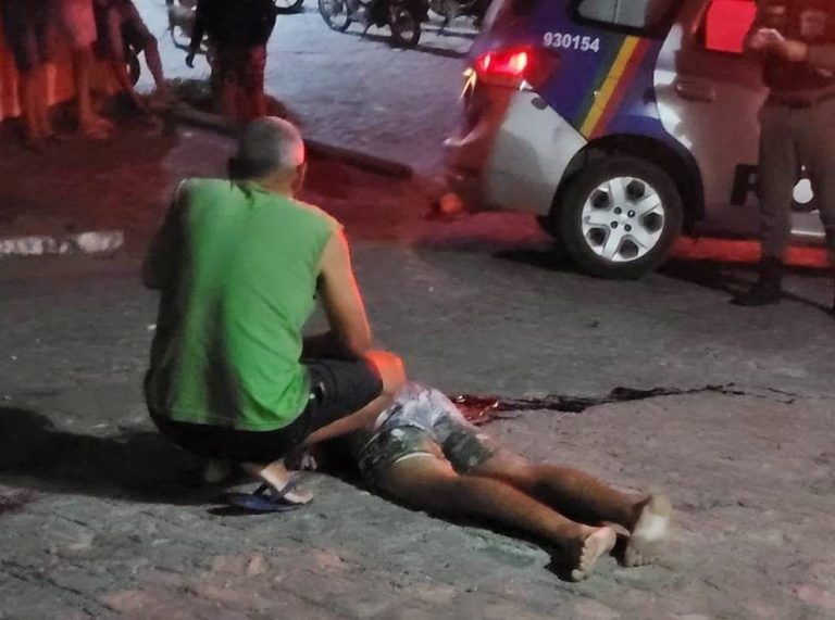Rapaz executado a tiros no Centro de Pombos