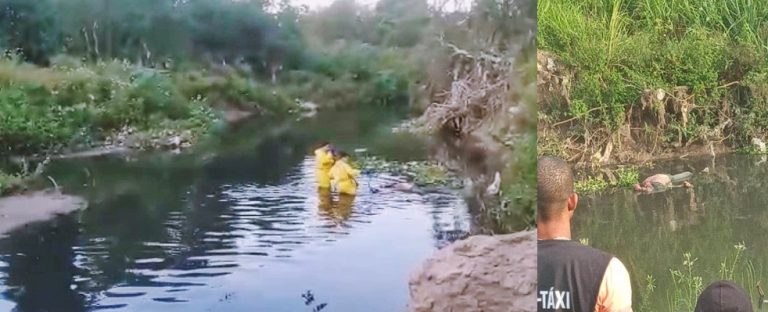Mais um corpo foi desovado no Rio Itapacurá em Vitória de Santo Antão