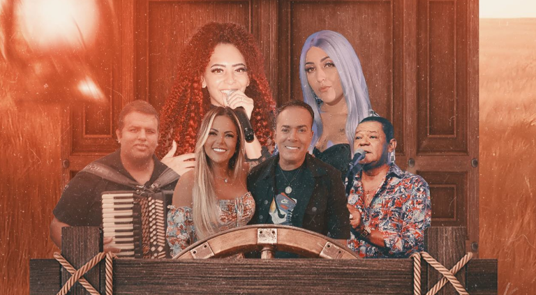Festa de Sta Luzia, em Chã Grande, com Labaredas e Capim com Mel