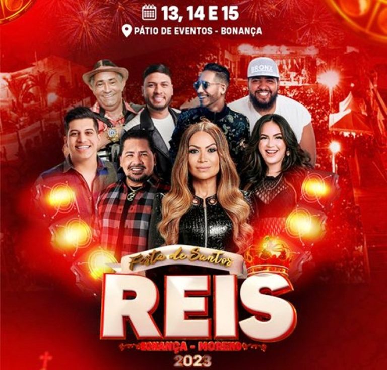 Final de semana com shows na Festa de Reis de Bonança