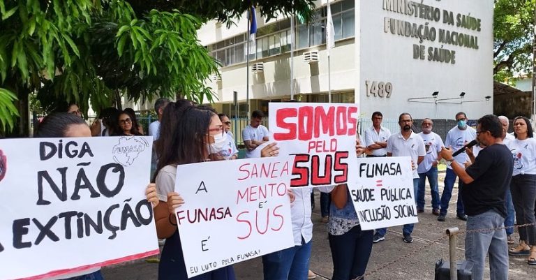 Servidores federais se mobilizam contra a extinção da Funasa