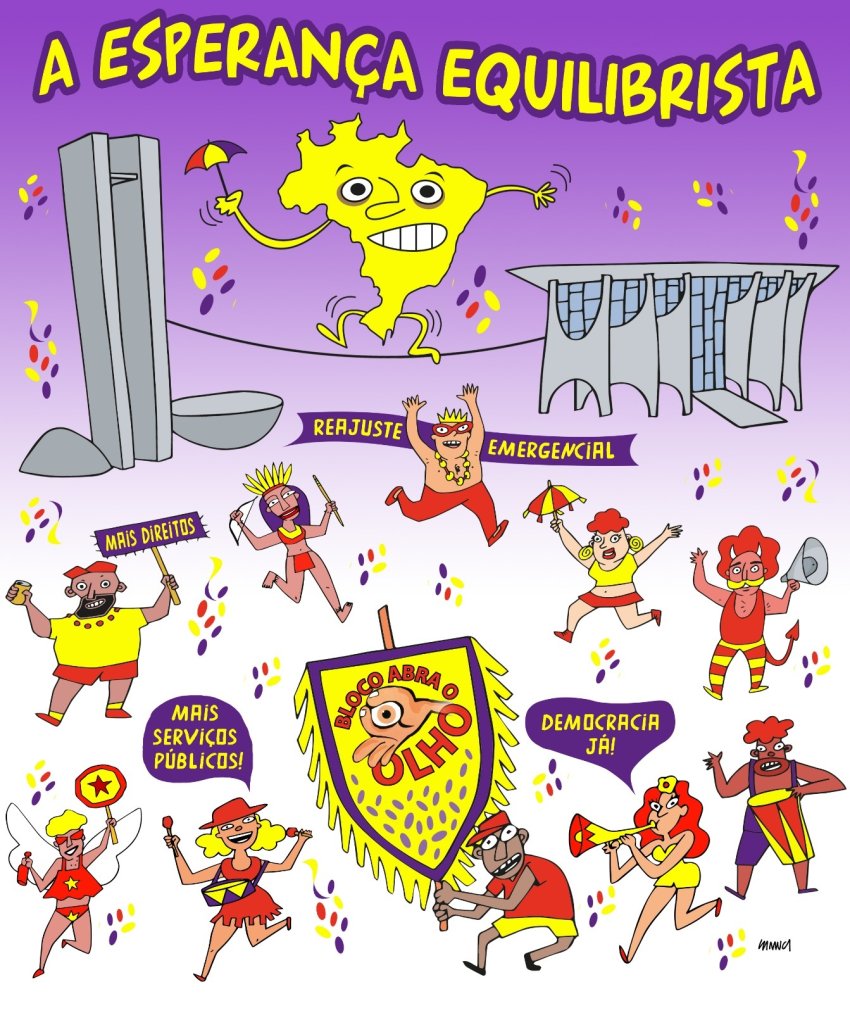 Abra o Olho será uma prévia carnavalesca, no dia 10/02, na sede do Sindsep-PE