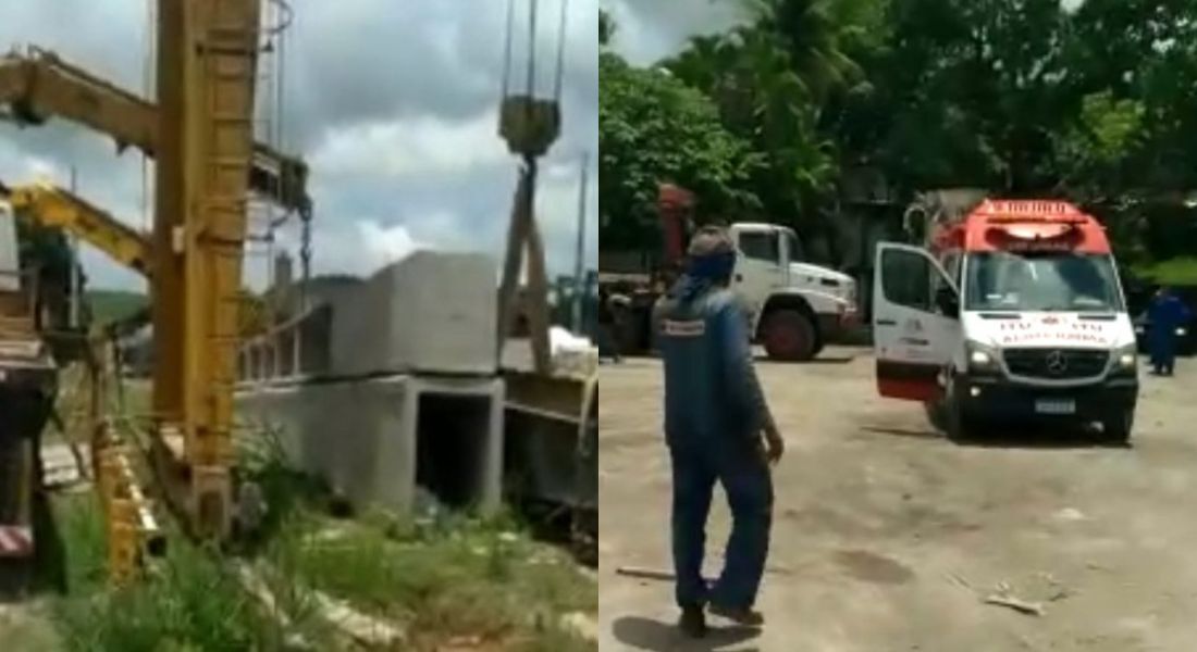 Dois trabalhadores de fábrica de postes em Moreno morrem após estrutura cair sobre eles