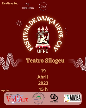 UFPE Vitória promove Festival de Dança nesta quarta (19) no Teatro Silogeu
