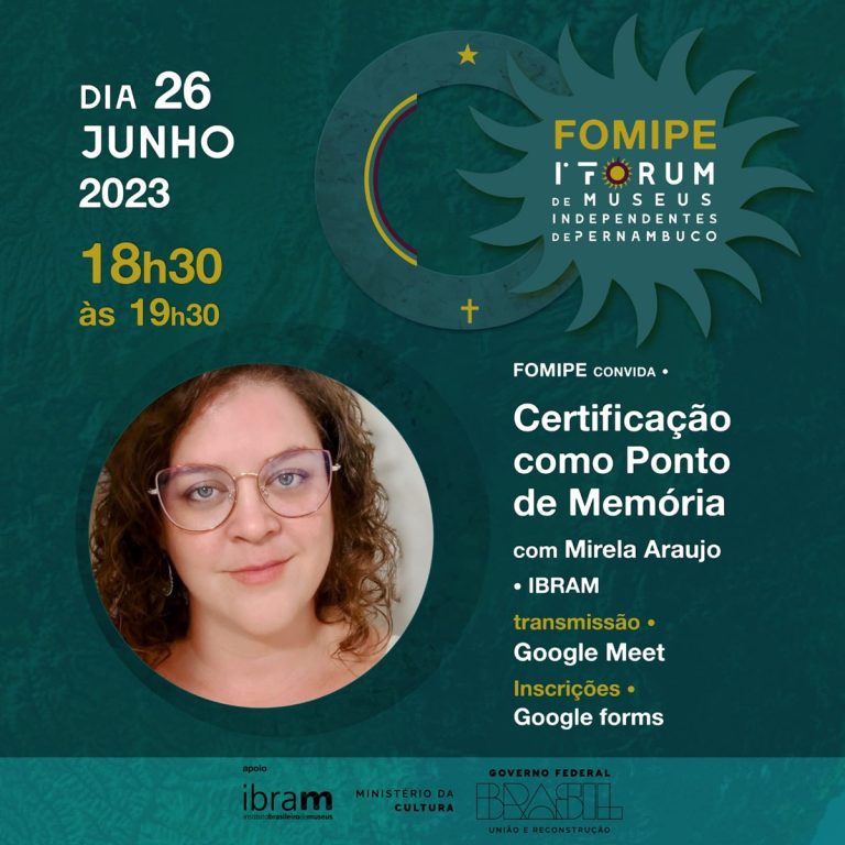 Programa Pontos de Memória promove bate-papo virtual sobre museus