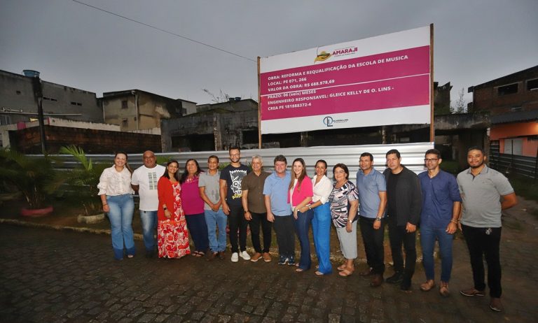 Amaraji inicia construção de sua escola de música