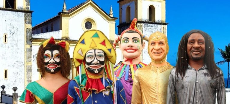 Bonecos Gigantes de Olinda vão visitar Vitória e outras cidades