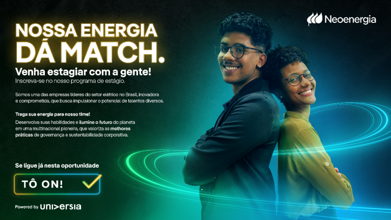 Neoenergia oferece 150 vagas de estágio