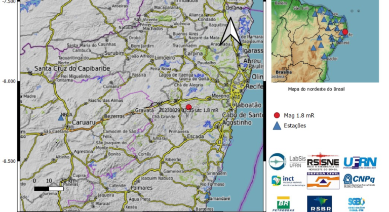 Tremor de terra foi registrado em Moreno