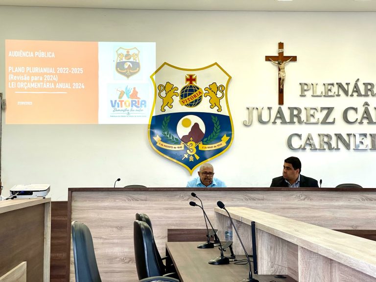 Orçamento 2024 da Prefeitura de Vitória estimado em R$ 698 milhões