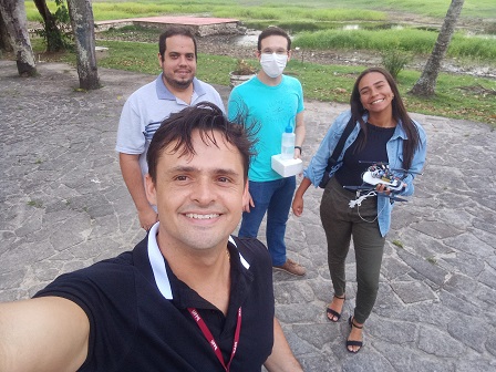 Pesquisadores da UFPE desenvolvem drone para análise de poluentes em cursos d’água