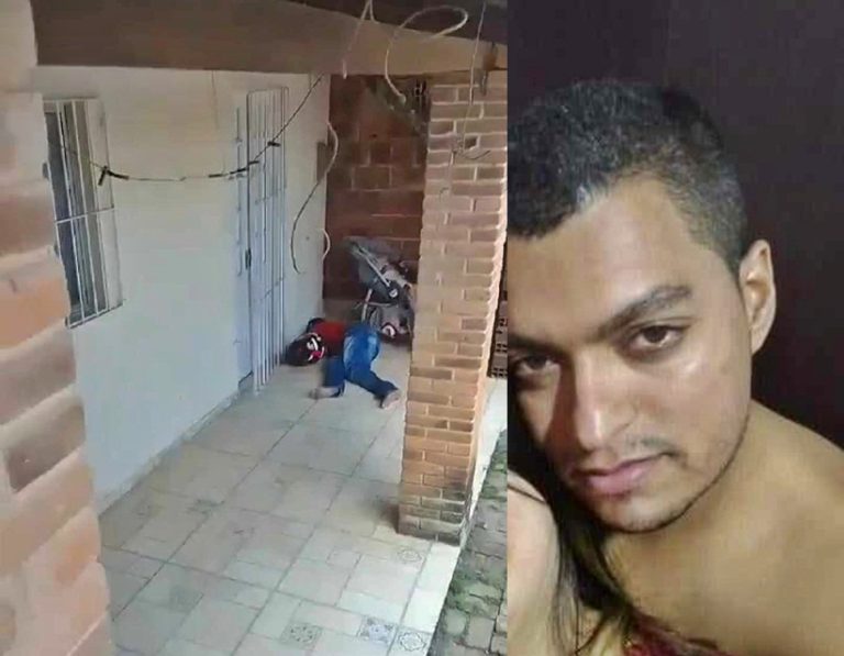 Homem tenta fugir dos tiros, mas é executado no terraço de uma casa em Moreno