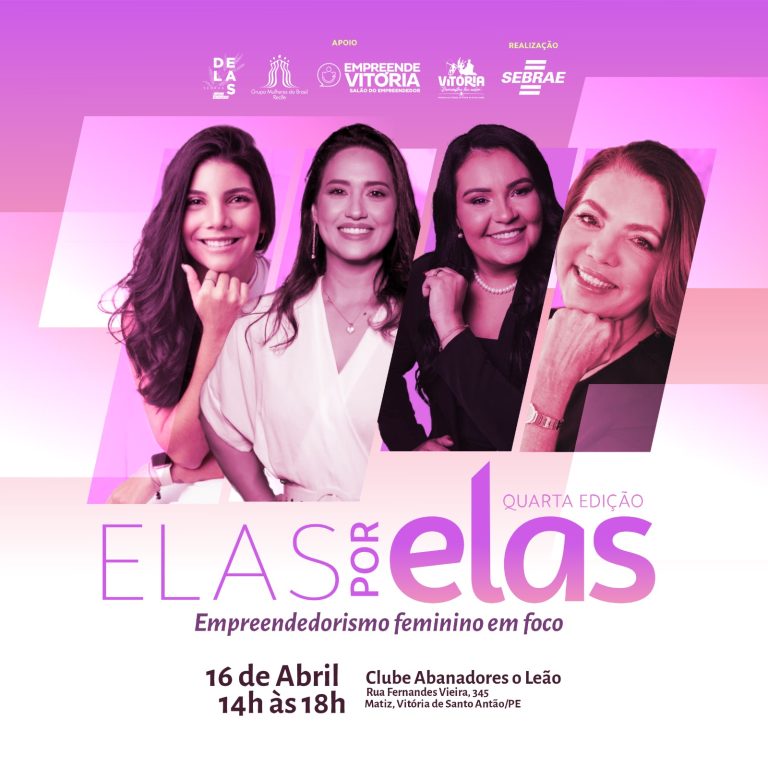 Sebrae-PE promove evento gratuito sobre empreendedorismo feminino em Vitória de Santo Antão