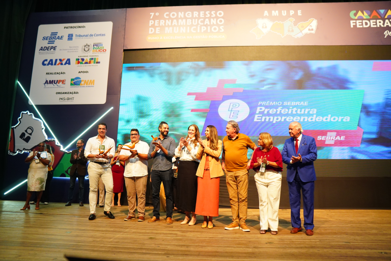 Sebrae premia gestões municipais na fase estadual do Prêmio Sebrae Prefeitura Empreendedora