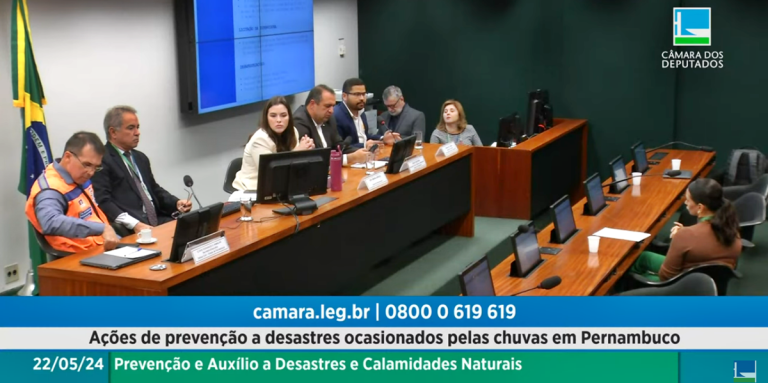 Câmara dos Deputados analisa obras de mitigação de risco hidrológico e geológico em Pernambuco
