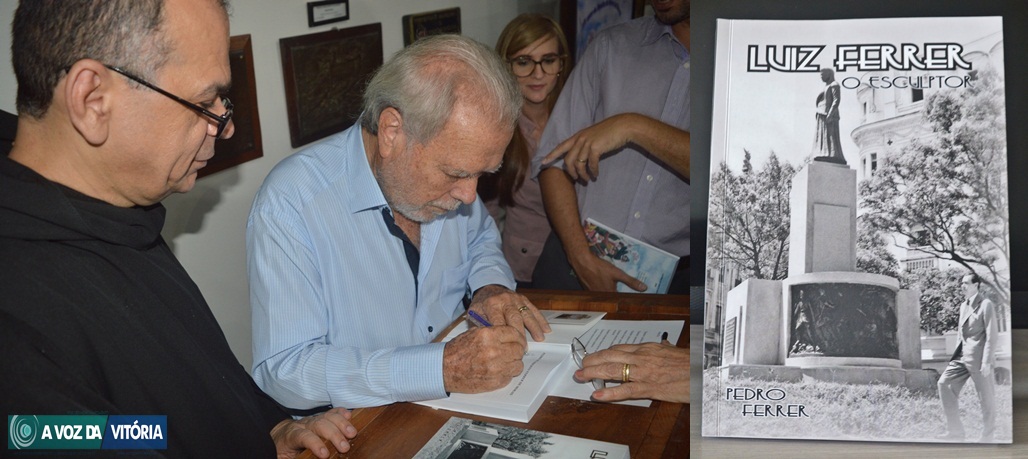 Livro resgata legado do vitoriense Luiz Ferrer, o esculptor