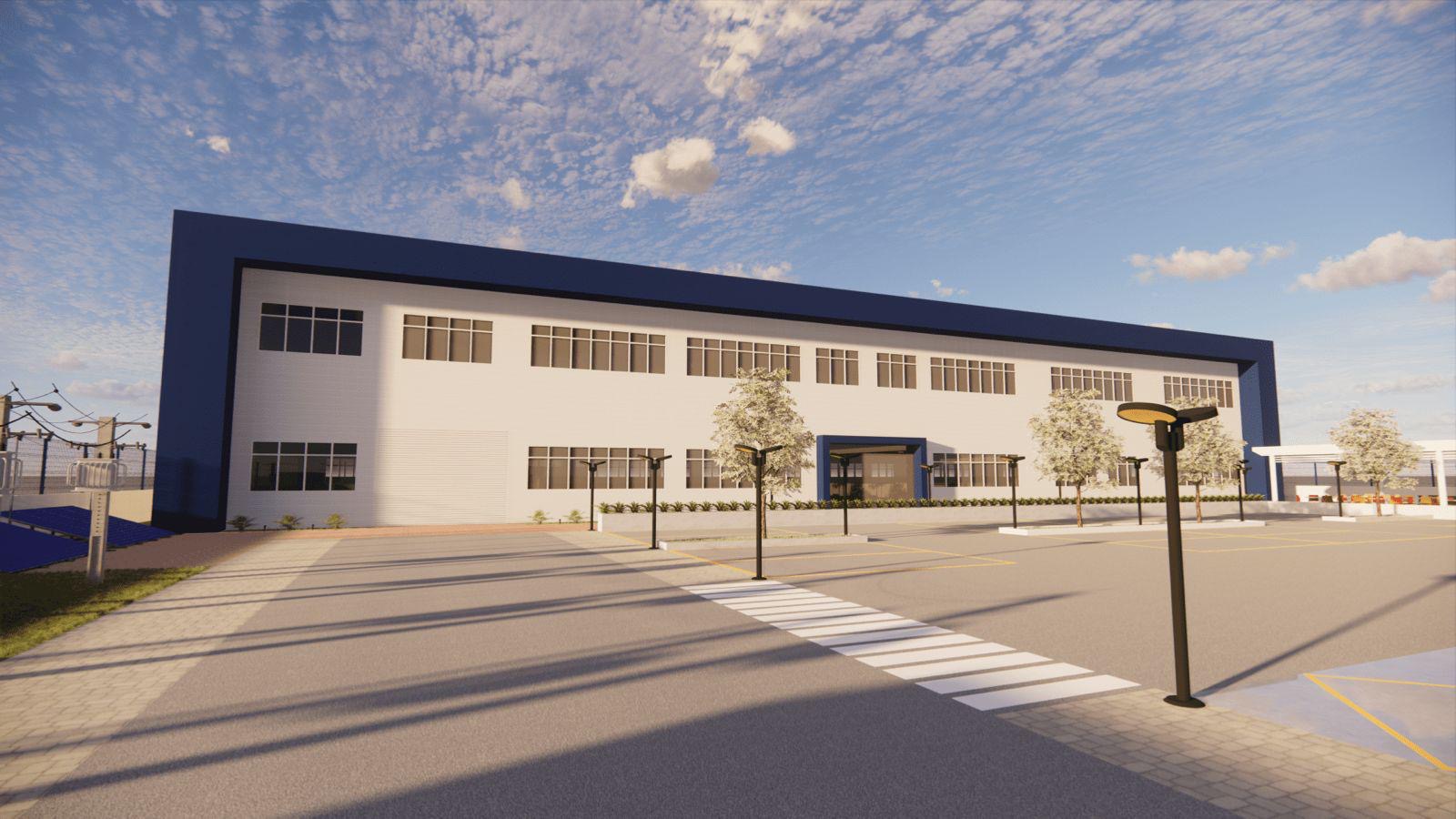 Para atender demanda industrial, construção de Escola do Senai avança em Vitória de Santo Antão
