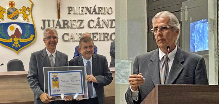 Cristiano Pilako recebeu título de cidadão vitoriense + antonense