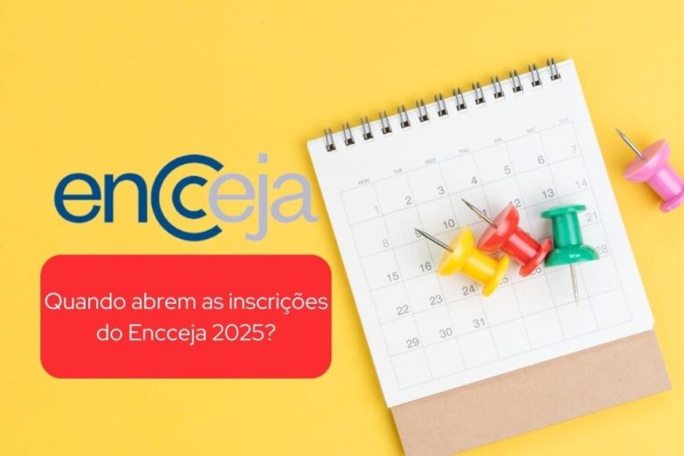 Inep publicou data de inscrição para o Encceja 2025