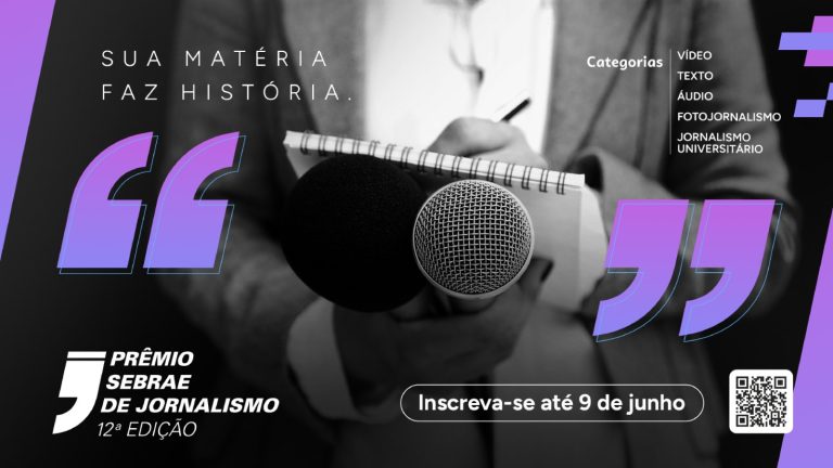 Prêmio Sebrae de Jornalismo: etapa Pernambuco oferece mais de R$ 40 mil em premiações